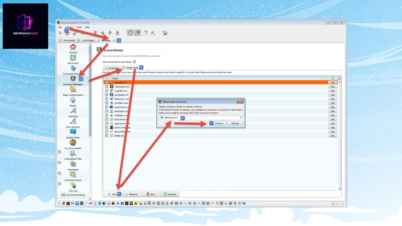 how to use JDownloader 2