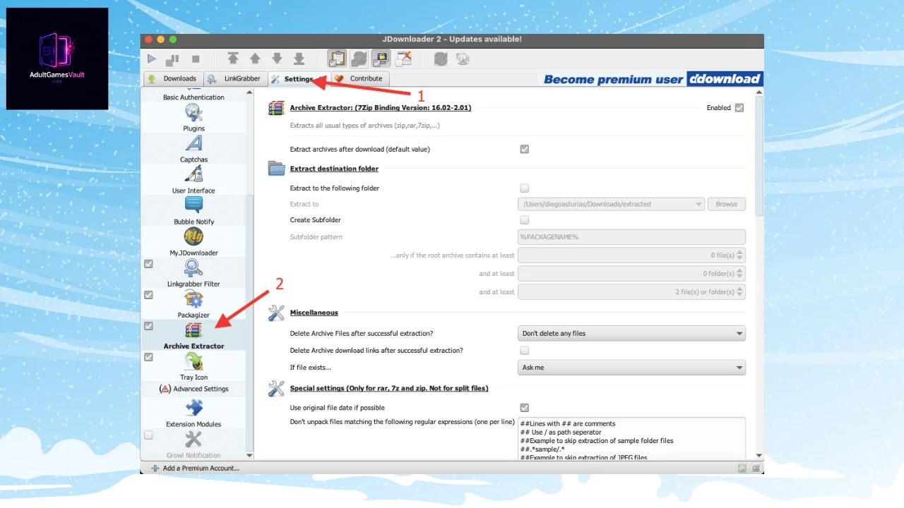 how to use JDownloader 2