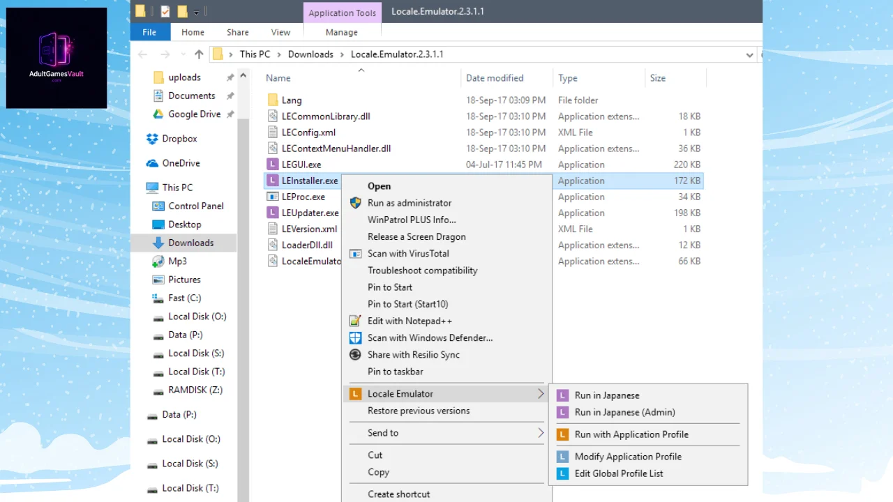locale emulator